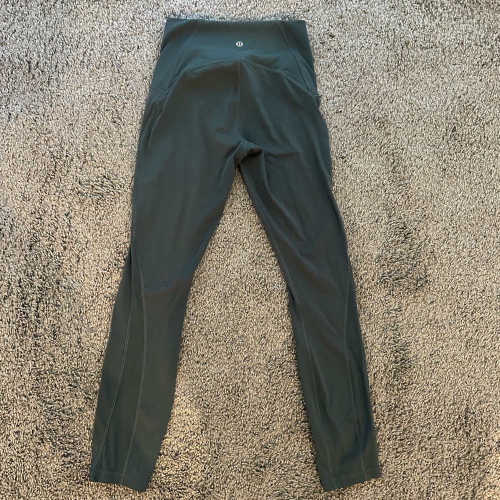 lululemon athletica Dark Green Leggings